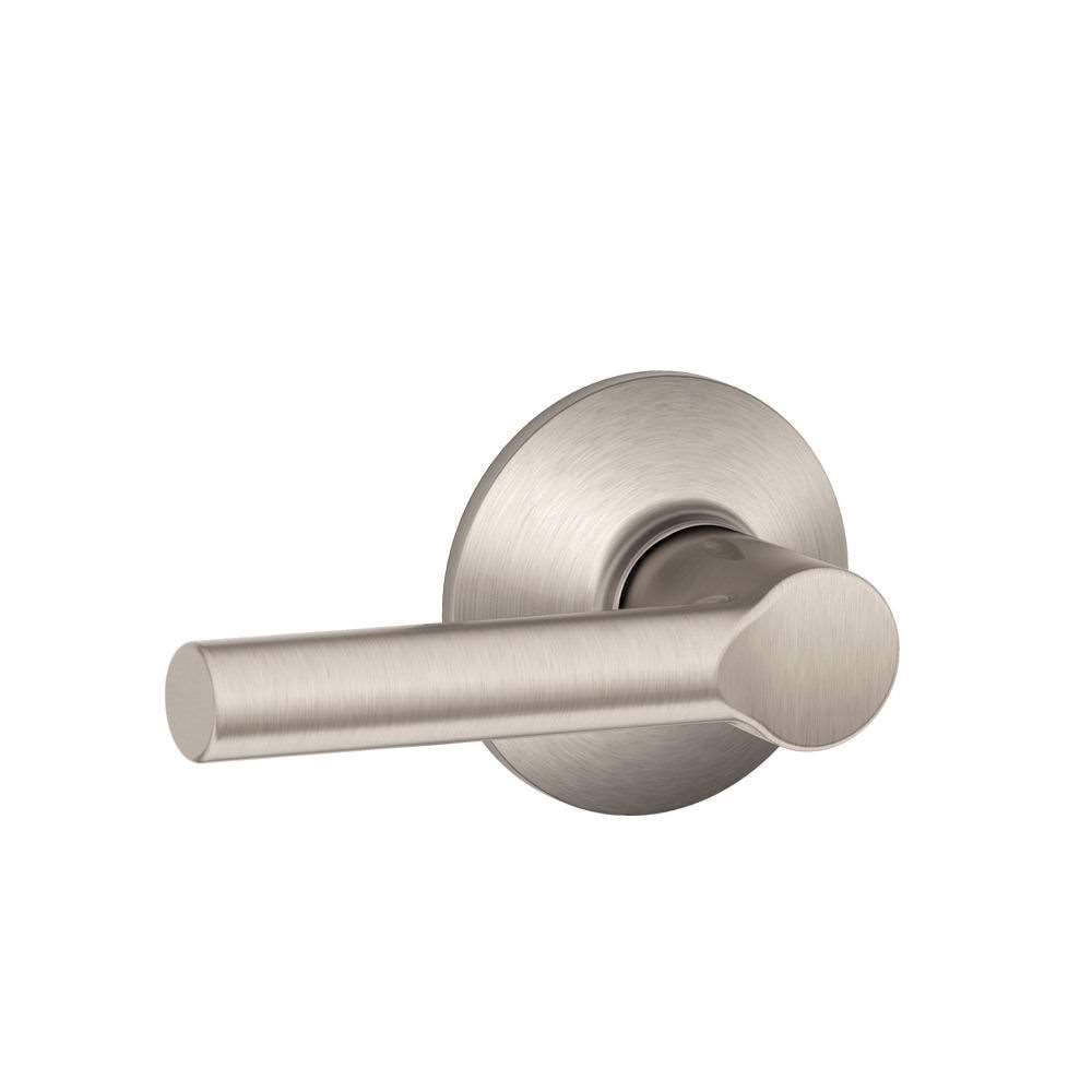 SCHLAGE F10 Broadway Passage Lever Set in Satin Chrome