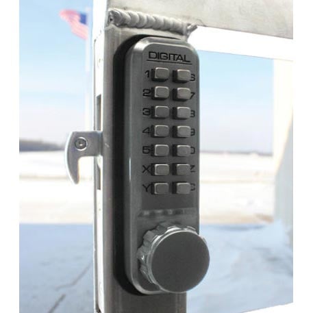 Lockey 2950 Narrow Stile Keyless Hook Bolt Lock | GoKeyless