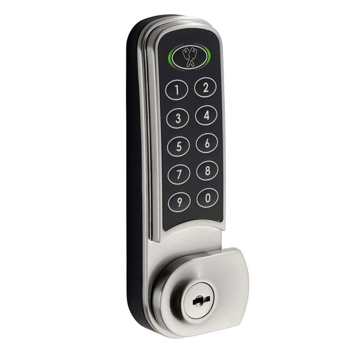 Lowe & Fletcher 3960 in Brushed Nickel Angled Open