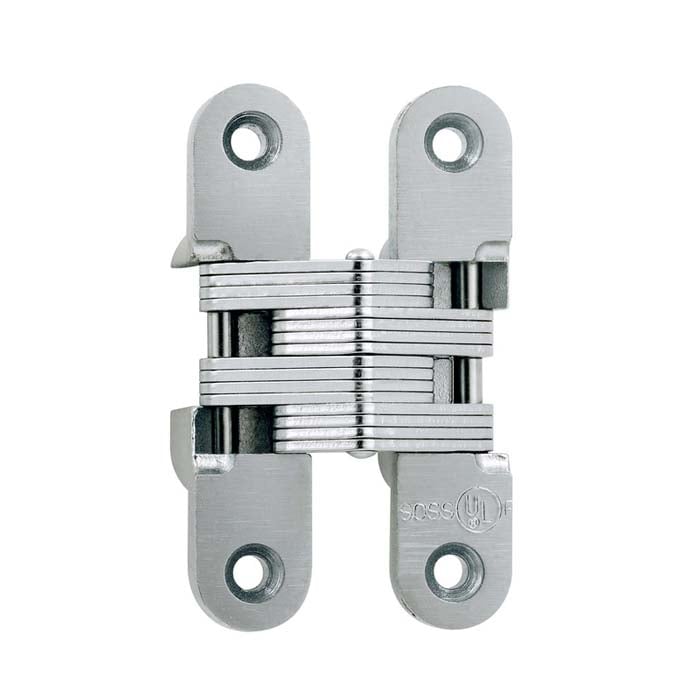 SOSS satin chrome invisible door hinge