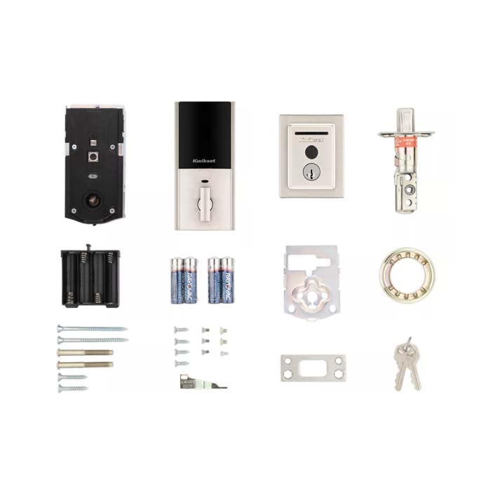 Kwikset Halo Touch in Satin Nickel Included Components