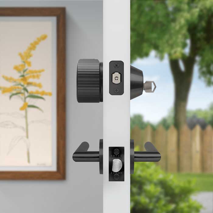 August Wi-Fi Smart Lock in Matte Black Profile
