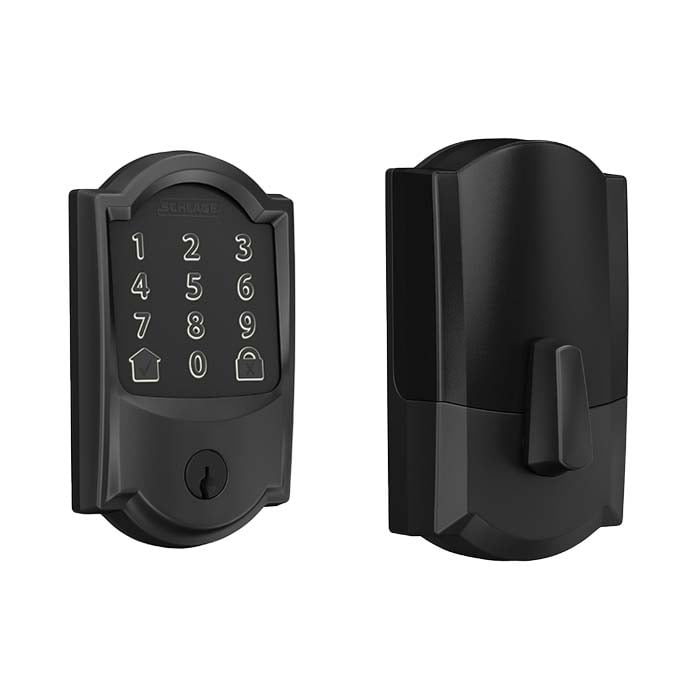 Schlage Encode BE489WB CAM Smart WiFi Deadbolt with Camelot Trim ...
