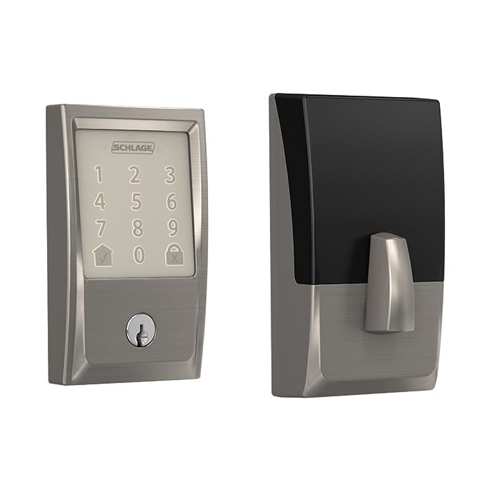 Schlage Encode BE489WB Century in Satin Nickel