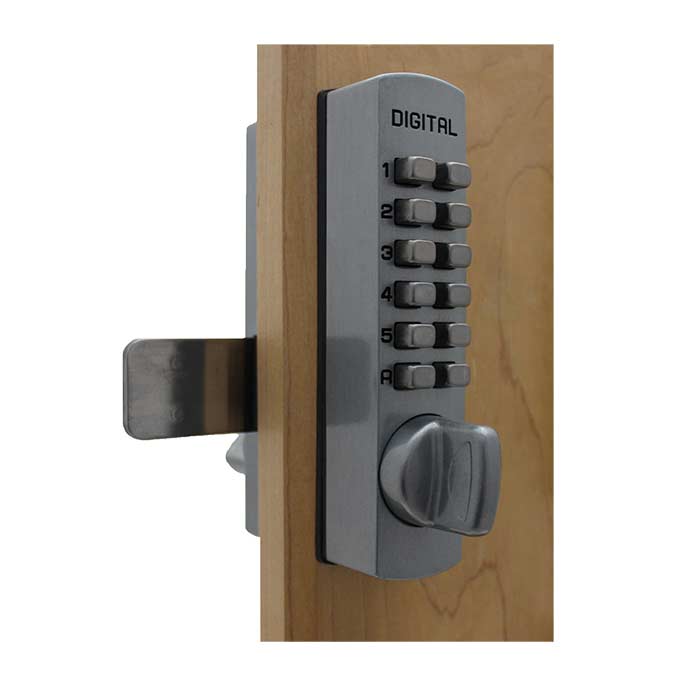 Lockey C120 in Satin Chrome on Exterior