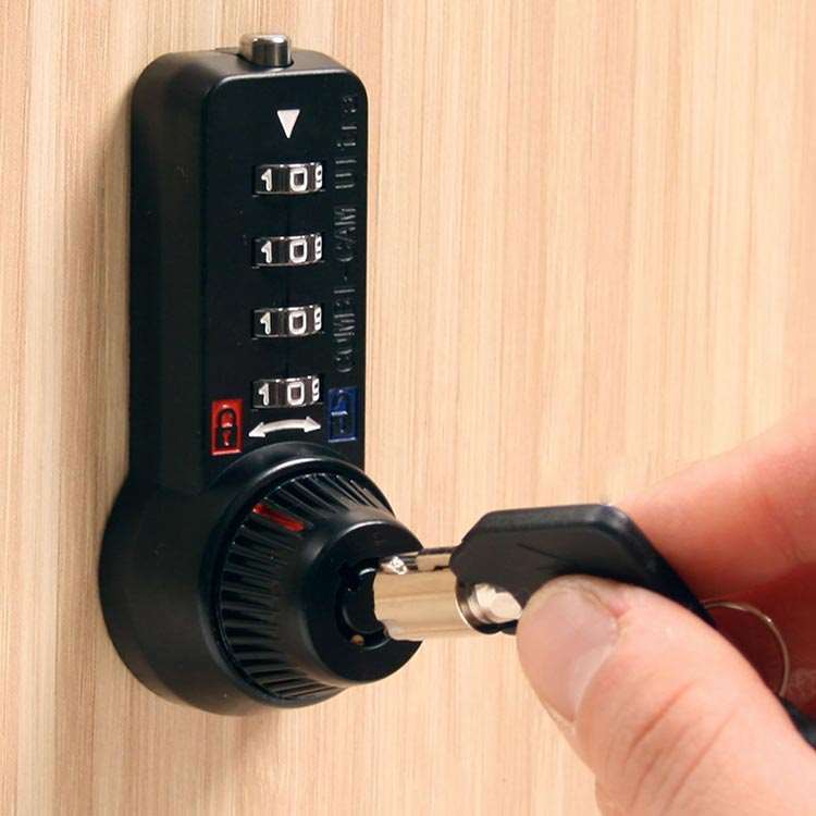 CombiCam Ultra 7432 Combination Cam Lock Black GoKeyless