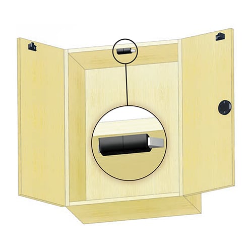 Cabinet locking diagram