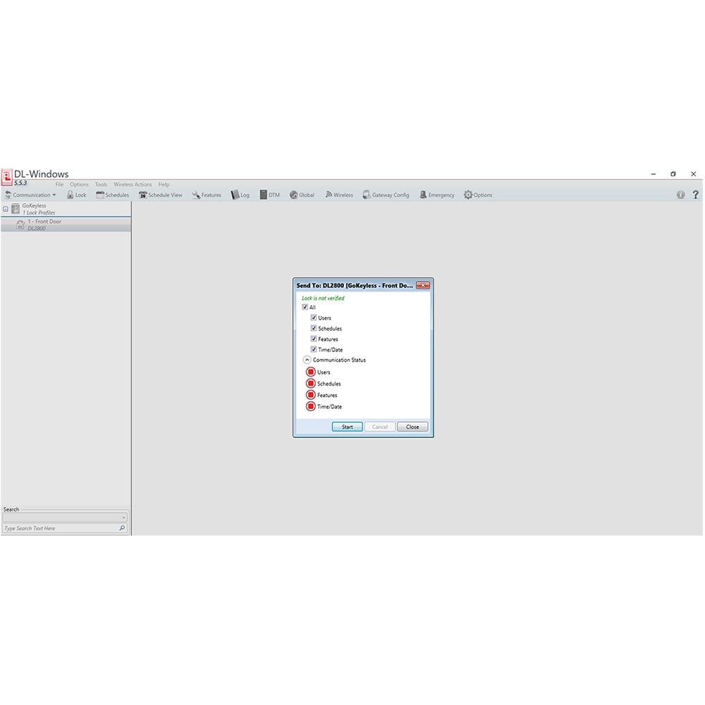 Send user data straight to the lock