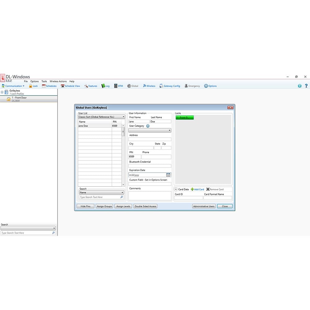 Manage user profiles and credentials