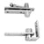 McKinney EP-5J 26D Jamb Mount Pivot Hinge in Satin Chrome