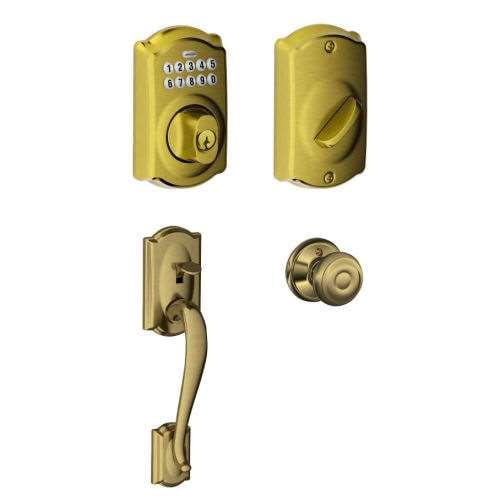 Schlage FE365 Front Entry Keypad Deadbolt with Georgian Knob