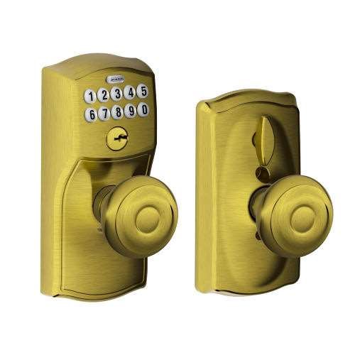 Schlage FE595 CAM Lifetime Bright Brass