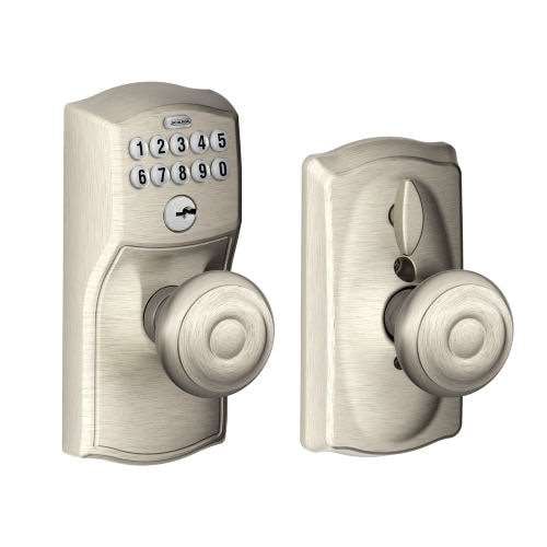 Schlage FE595 CAM Satin Nickel