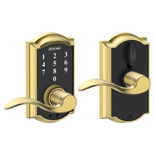 Schlage Touch FE695 CAM ACC Bright Brass