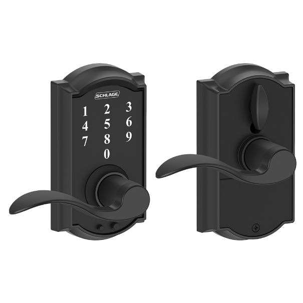Schlage Touch FE695 CAM ACC Matte Black