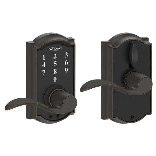 Schlage Touch FE695 CAM ACC Aged Bronze