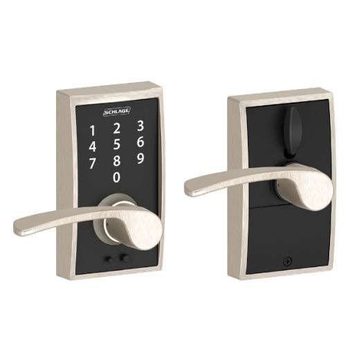 Schlage Touch FE695 CEN Satin Nickel