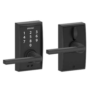 Schlage Touch Century Matte Black