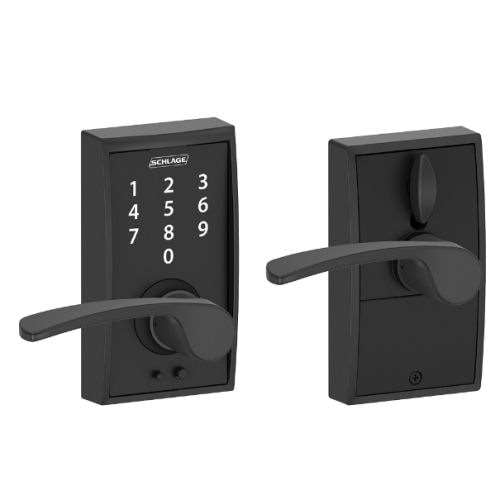 Schlage Touch FE695 CEN Matte Black