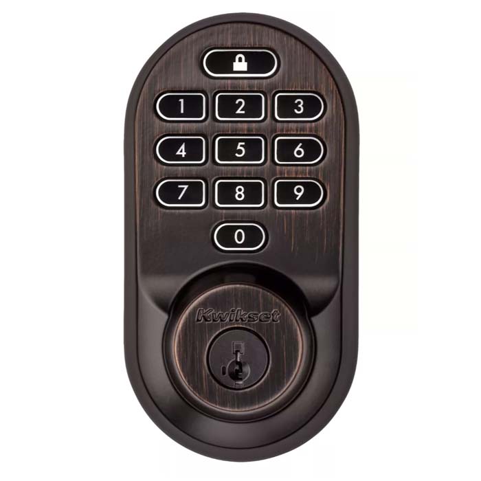 Kwikset Halo Keypad in Venetian Bronze