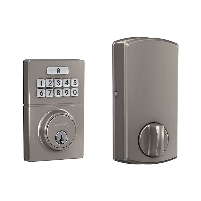 Schlage JBE105/109 Gatlin Trim in Satin Nickel