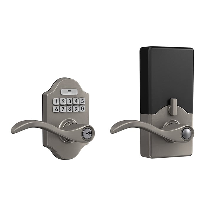 Schlage JFE105/109 Billows Trim in Satin Nickel