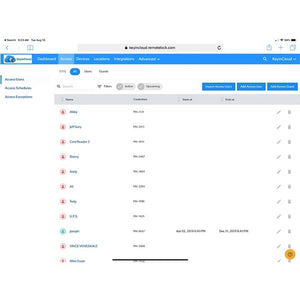 KeyinCloud Access Tab