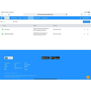KeyinCloud Locations Tab