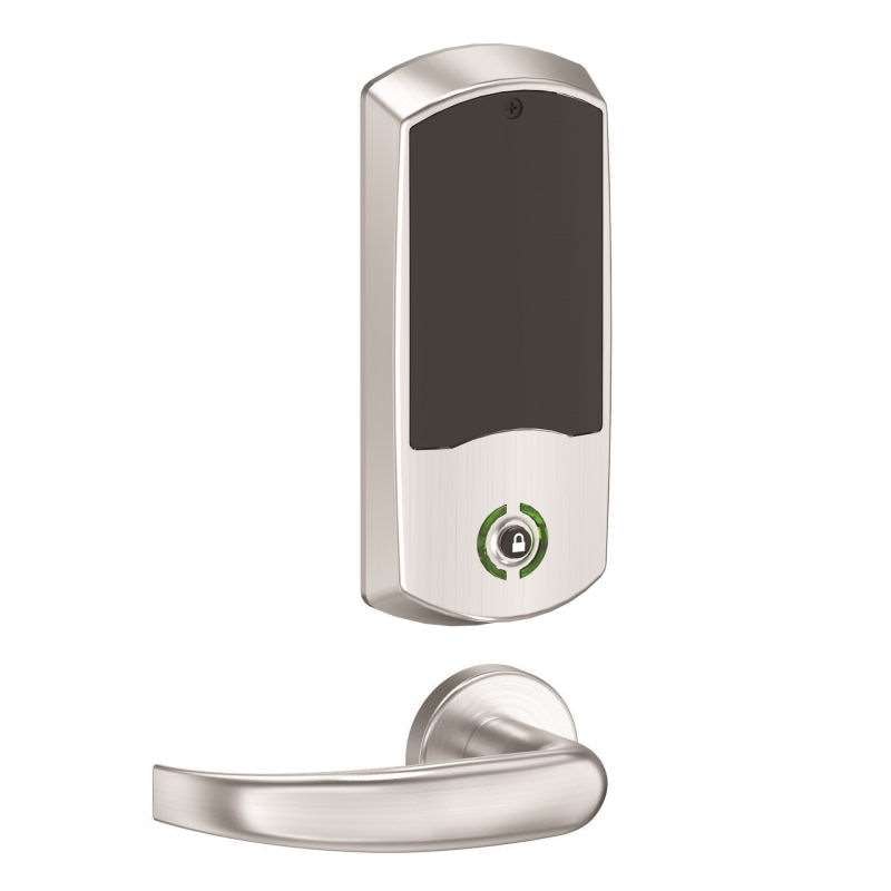 Le Lock Schlage LEBMB-GRW Mobile Enabled Mortise Privacy Lock with ENGAGE ...