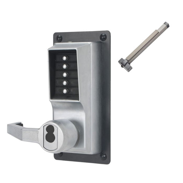 Simplex LP1020 Pushbutton Exit Panic Bar Trim (less core) | GoKeyless