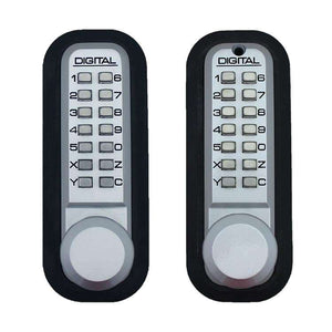 Lockey 2830DC Satin Chrome Interior and Exterior