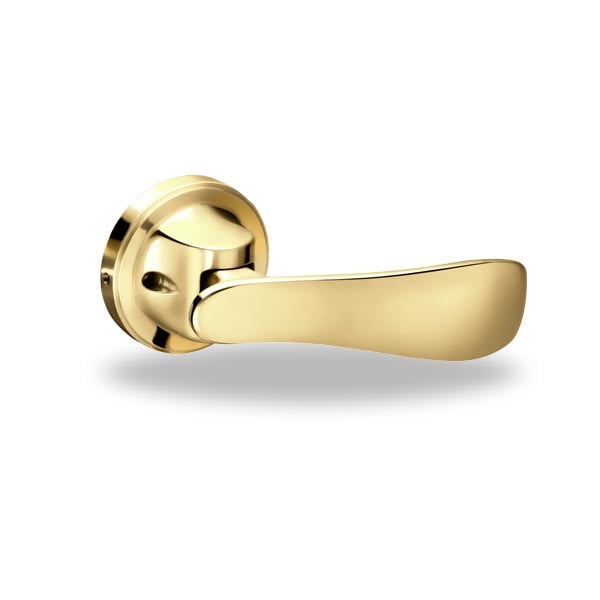 Yale Navis Dummy Paddle in Polished Brass