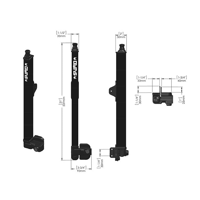 Lockey SUMO PGL-50 Dimensions