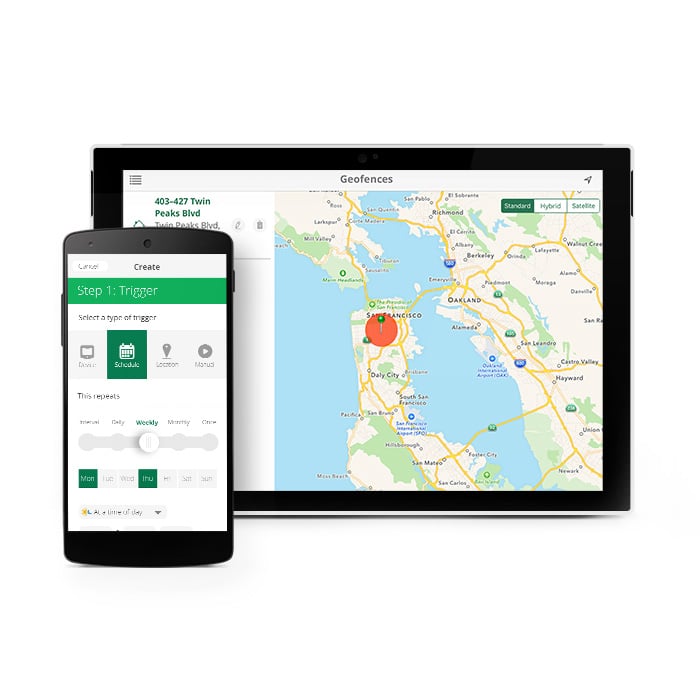 Trigger scenes and view geofencing with ease