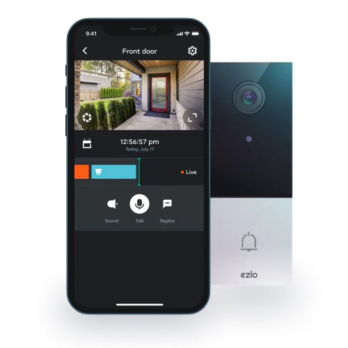 ezlo VistaCam 1203 Video Doorbell Camera with InstaVue