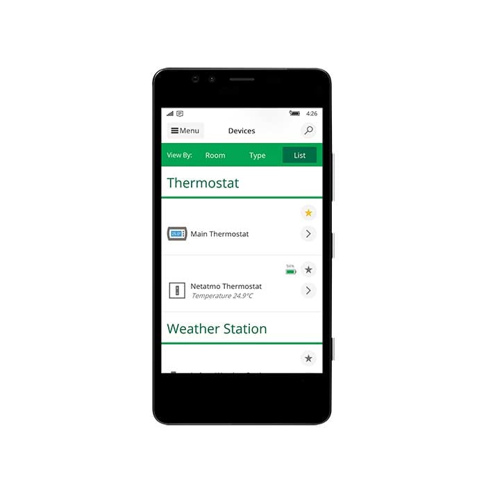 Monitor z-wave devices from your smartphone