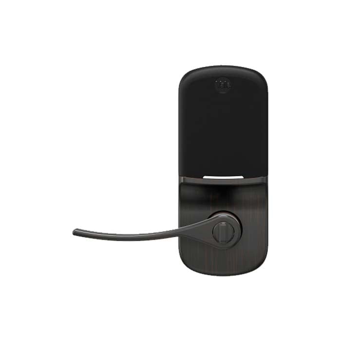 Yale Assure YRL216CBA WiFi Pushbutton Lever Lock GoKeyless