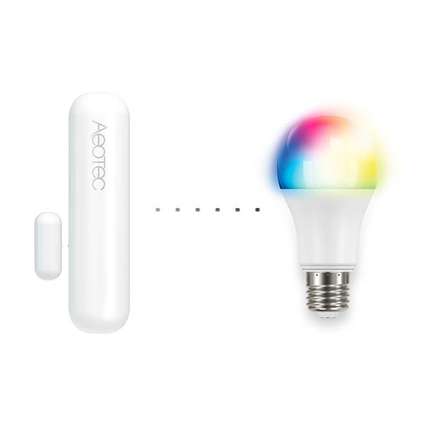 Sensor and rainbow lightbulb