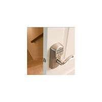 Basement Door with Schlage FE575 Satin NIckel