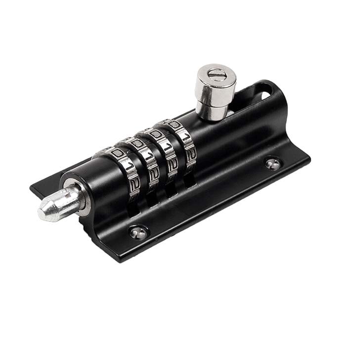 Combi-Bolt CB2000 Combination Slide Bolt Lock in Black Open