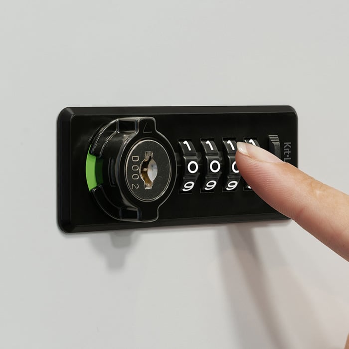 Kit Lock Keypress KitLock KL20 Auto Scramble Mechanical Combination Lock | GoKeyless