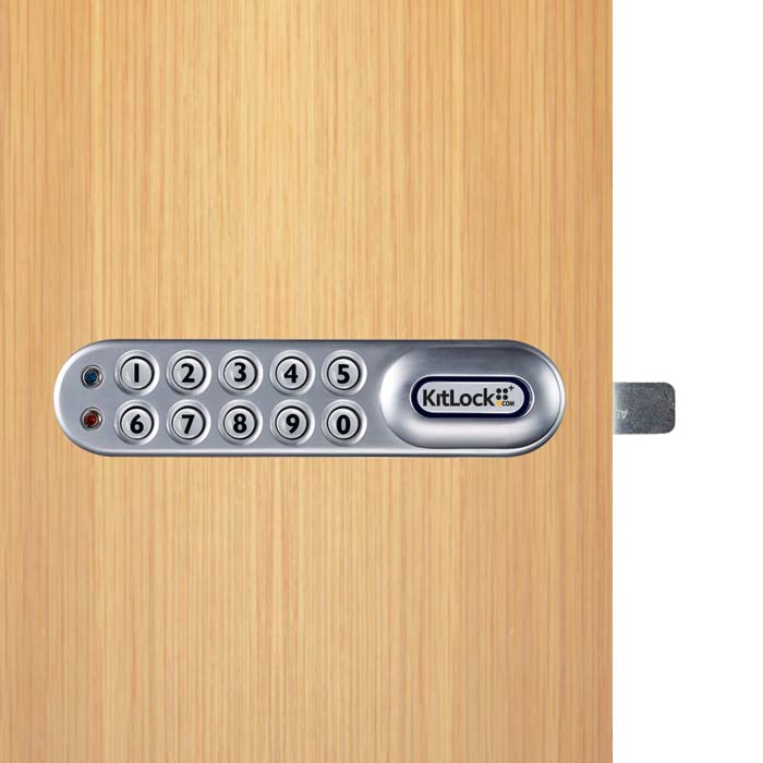 KitLock KL1000CP LH in Silver Grey on Exterior