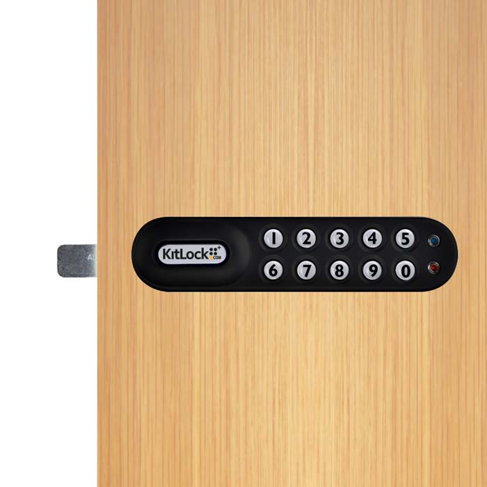 KitLock KL1000CP RH in Black on Exterior