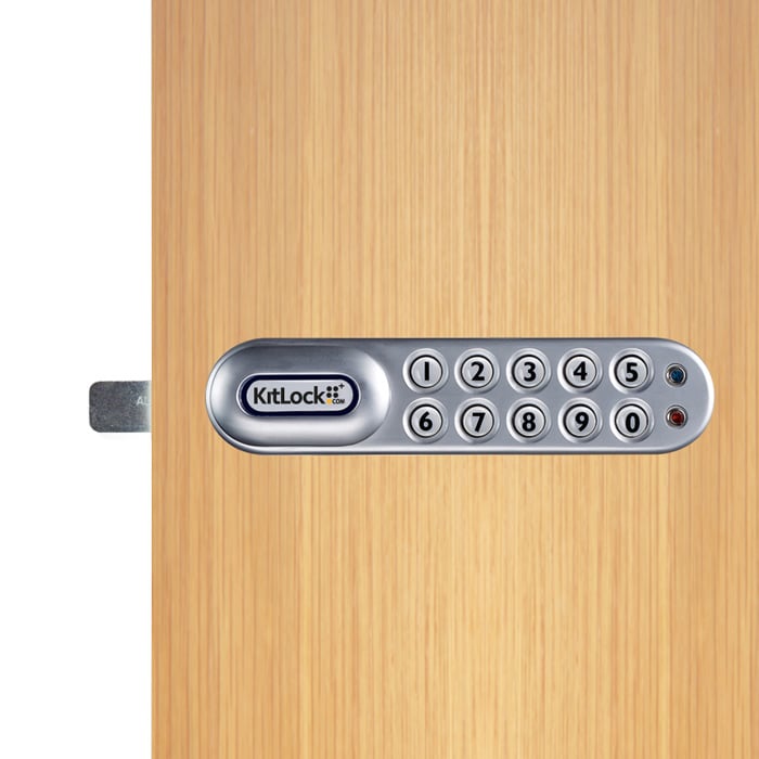 KitLock KL1000CP RH in Silver Grey on Exterior