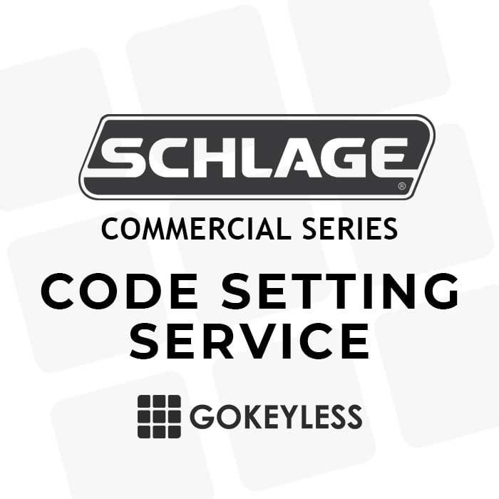 Schlage Commercial Series Code Setting Service