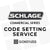 Schlage Commercial Series Code Setting Service