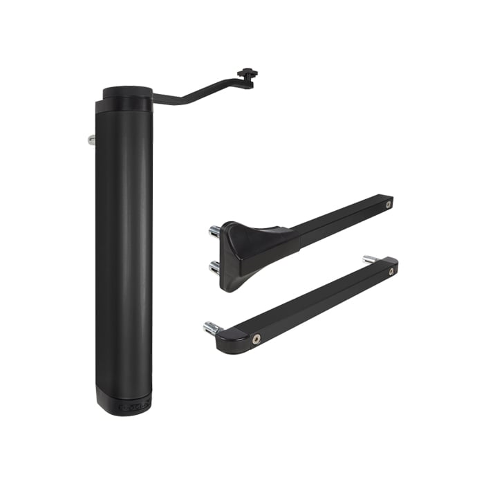 Locinox Verticlose Heavy Duty 90° or 180° Retrofit Gate Closer in Black