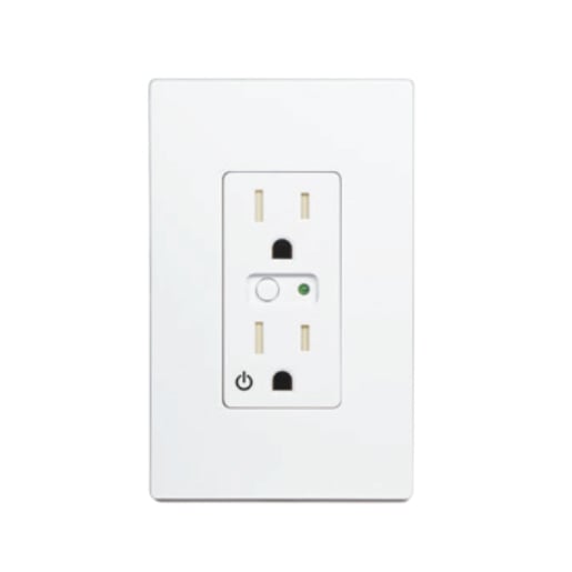 Linear WO15EMZ5-1 Wireless Z-Wave Wall Mounted Outlet